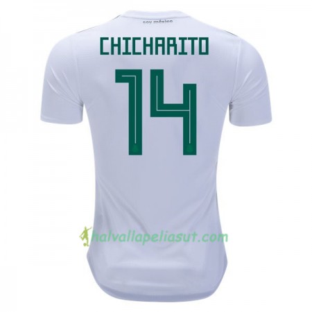 Jalkapallo Pelipaidat Meksiko Chicharito 14 World Cup 2018 Vieraspaita